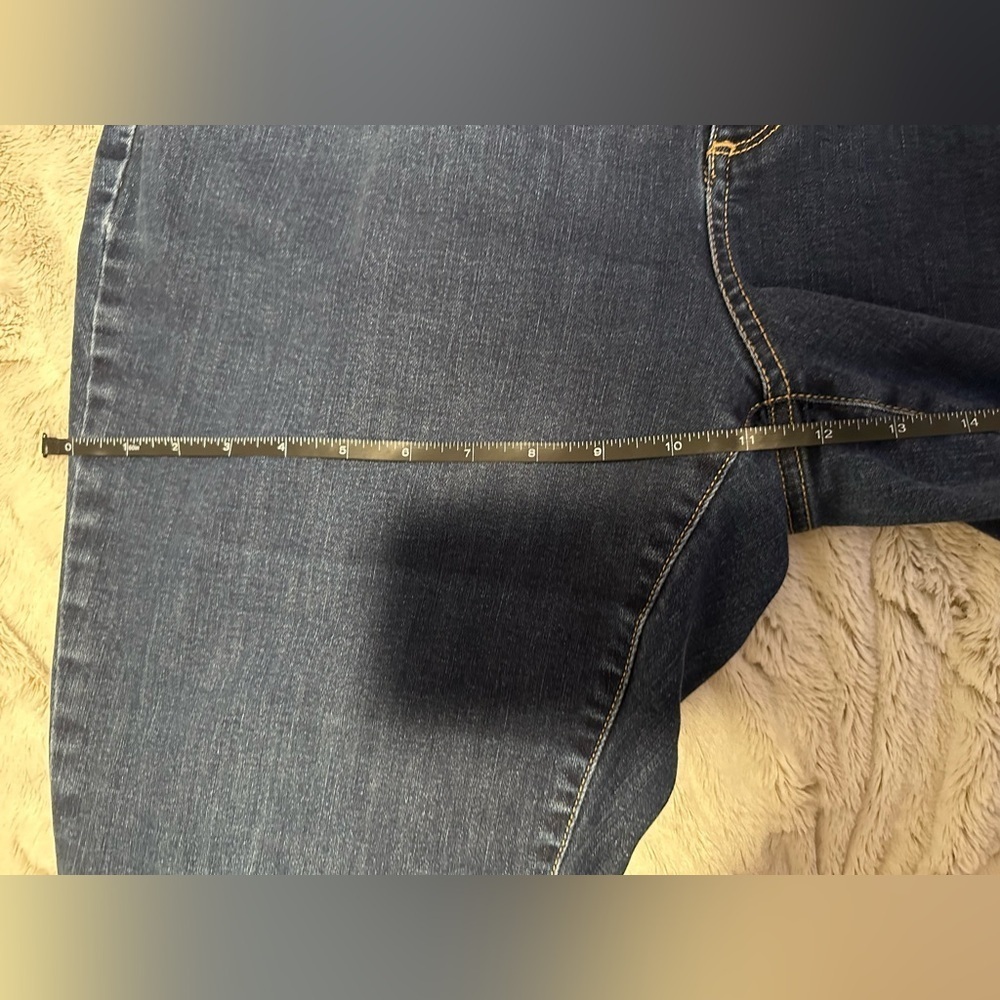 St. John's Bay Dark Blue Women's Skinny Jeans - Picture 5 of 14